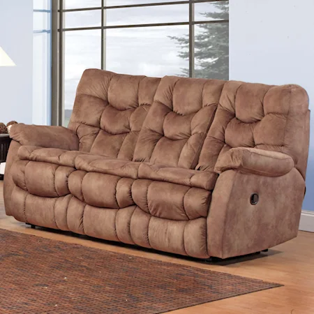 Contemporary Double Reclining Sofa